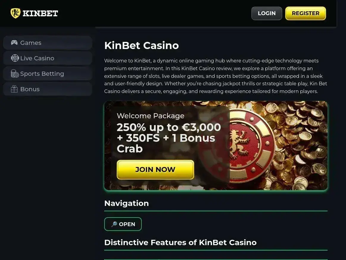 Kinbet Képernyőkép 2